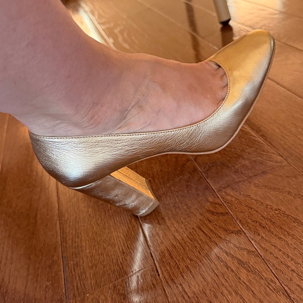 Louise et Cie Gold Heels
